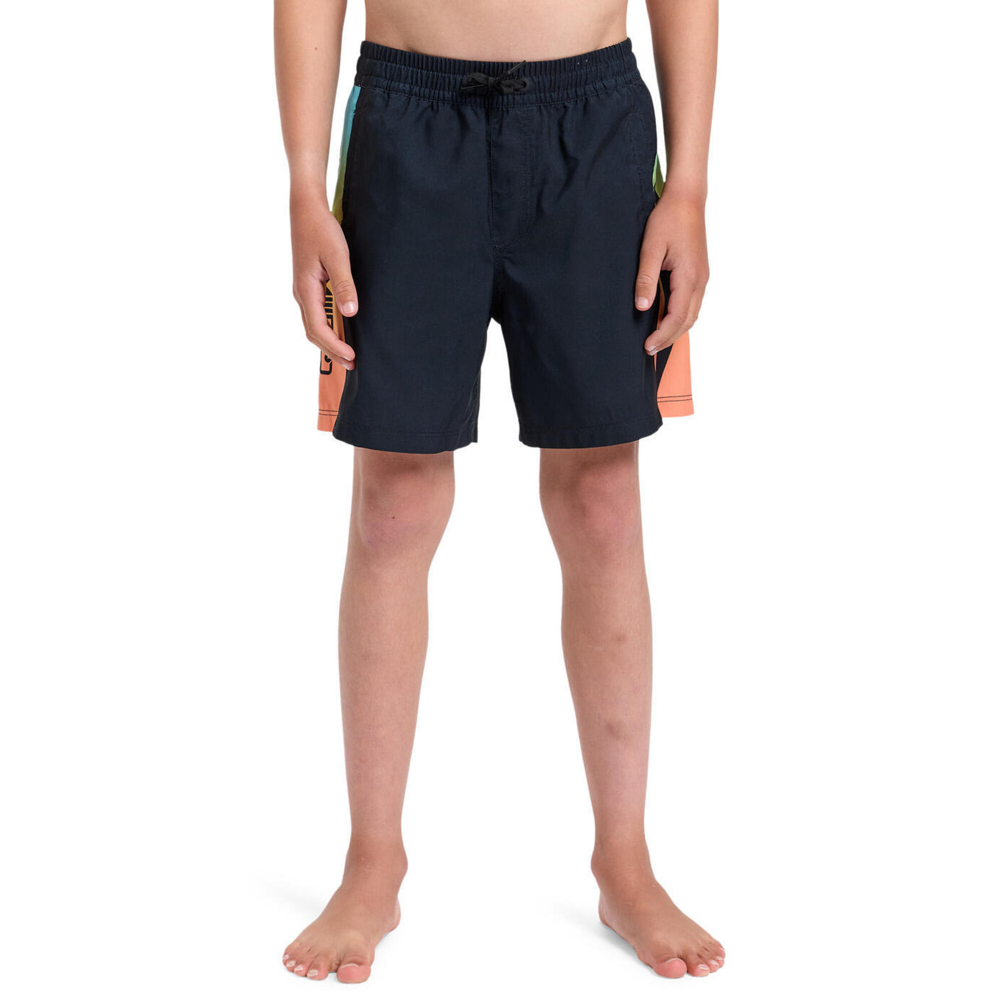 Quiksilver - Short De Bain Everyday Holmes 14" Noir Garçon - Boxer De Bain - Noir - 14 À 16 Ans - Decathlon