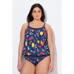 Femme Tankini motif fruits bonnets souples bretelles réglables matière recyclée