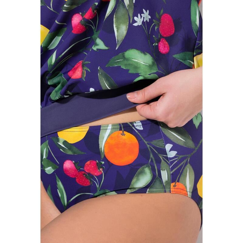 Damskie Tankini owoce miękkie miseczki ramiączka z regulacją