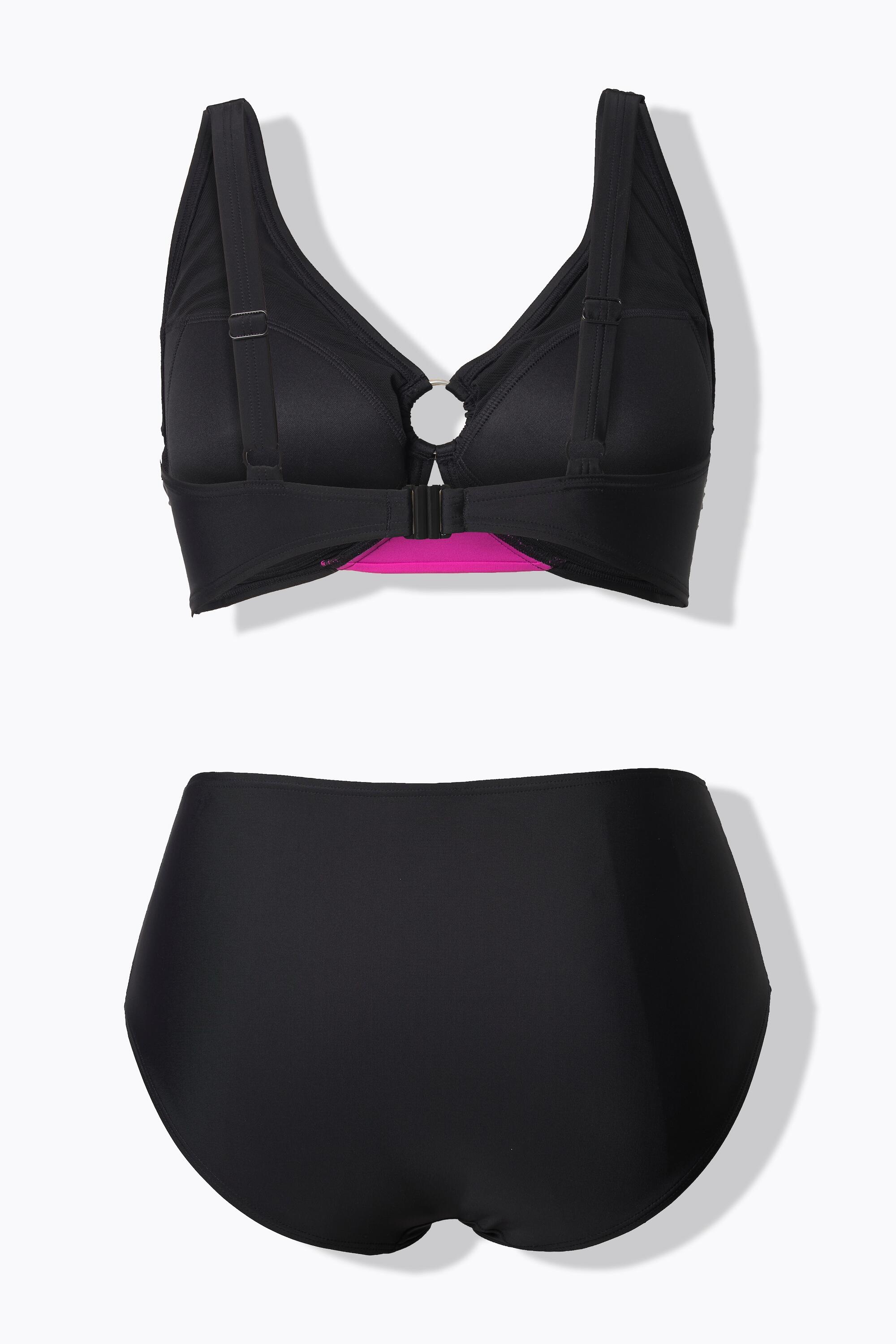 Femme Bikini anneau décoratif bonnets souples bretelles réglables 7/7