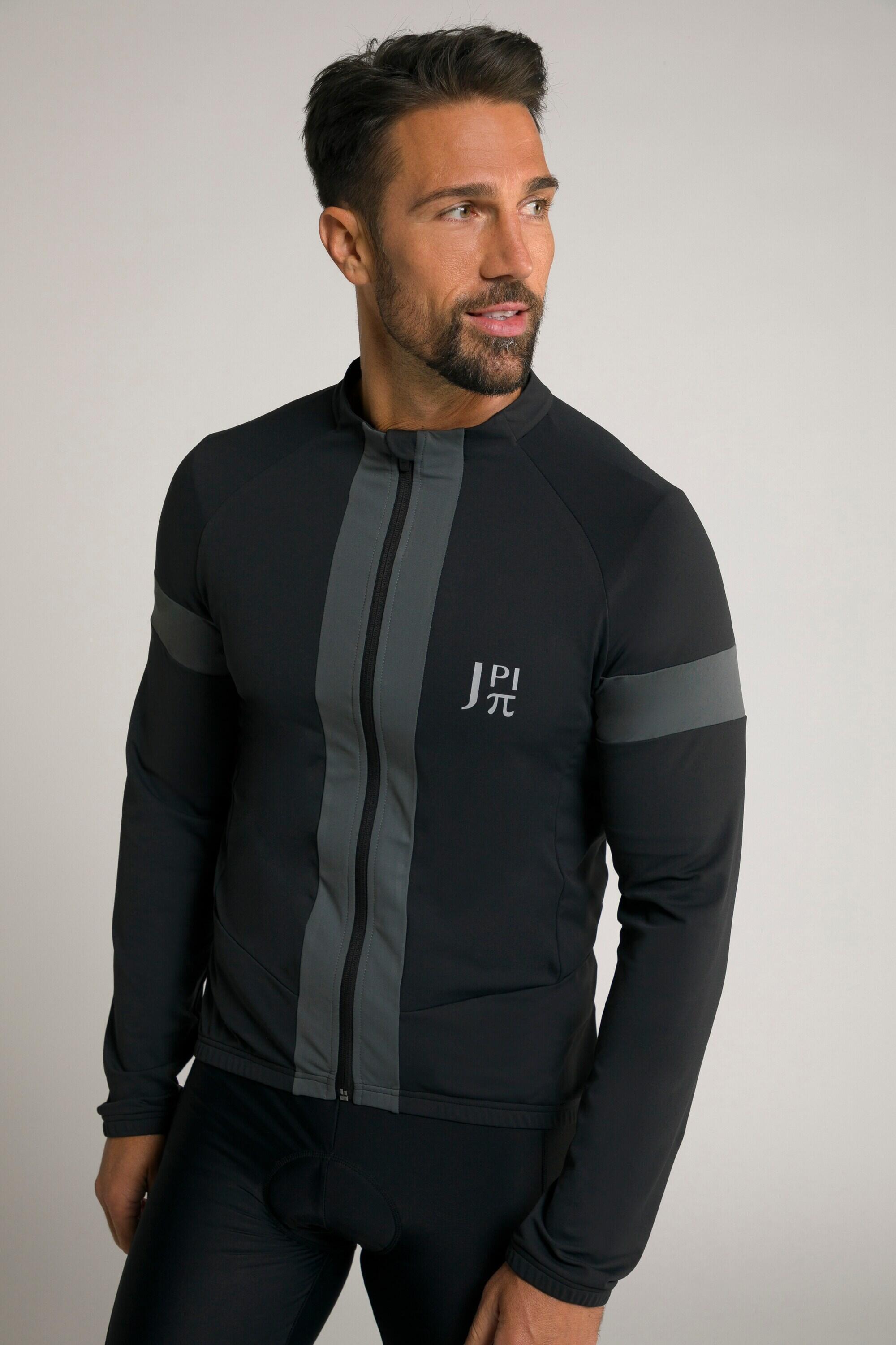 JAY-PI Giacca softshell FLEXNAMIC® JAY-PI uomo nera, fodera in pile, collo alto