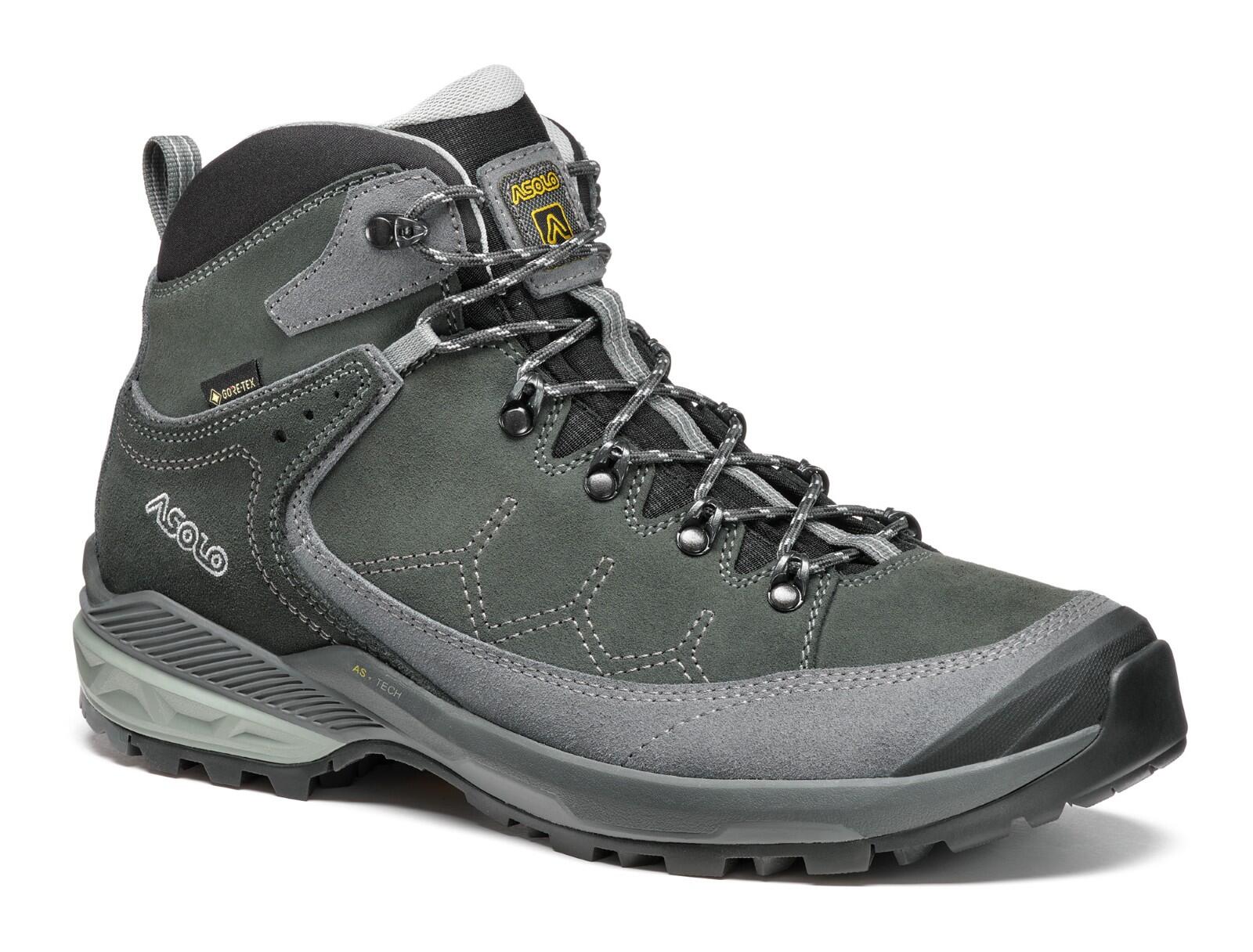 Asolo Falcon Evo Lth GV Walking Boots-Grey/Light Black 1/7