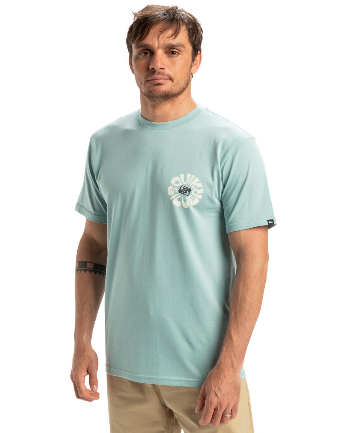T-Shirt EVO ROAD Blau Herren 3/4