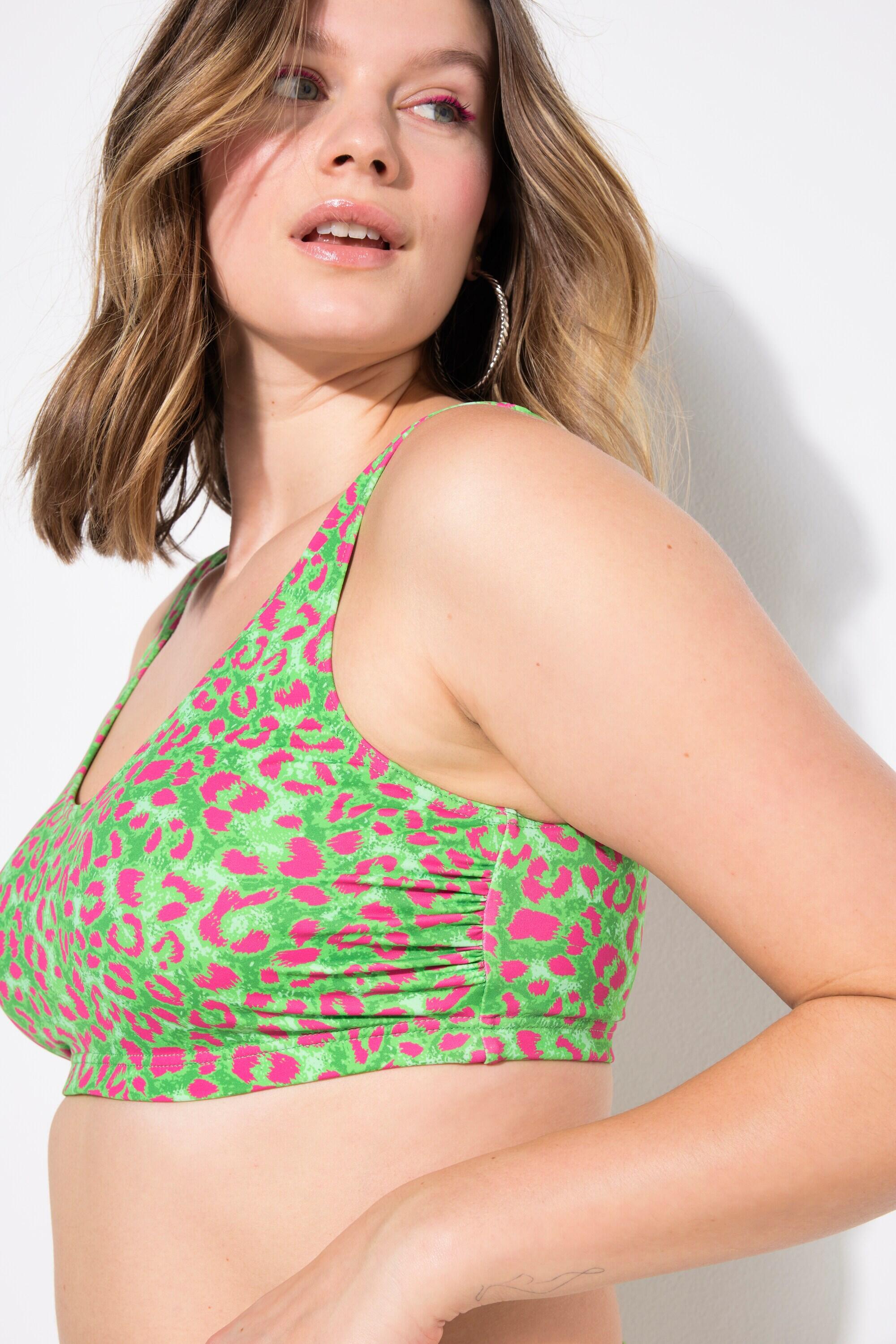 Femme Haut de bikini bonnets souples imprimé léopard 4/6