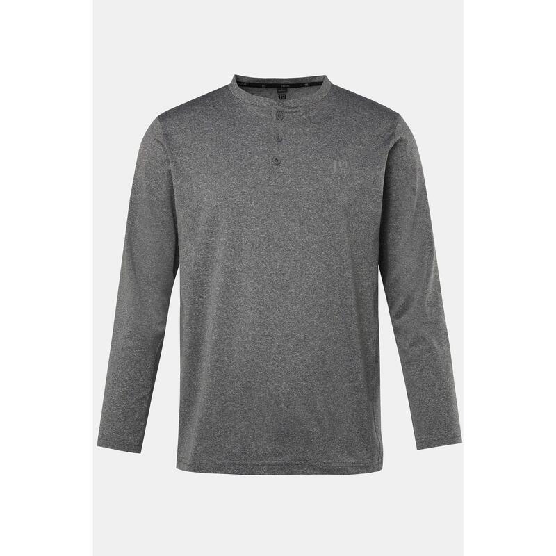 Męska Funkcyjna koszulka henley FLEXNAMIC® trekking długi rękaw