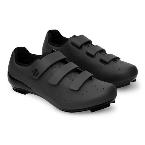 Scarpe da ciclismo su strada Uomo e donna RideRev Black Nero