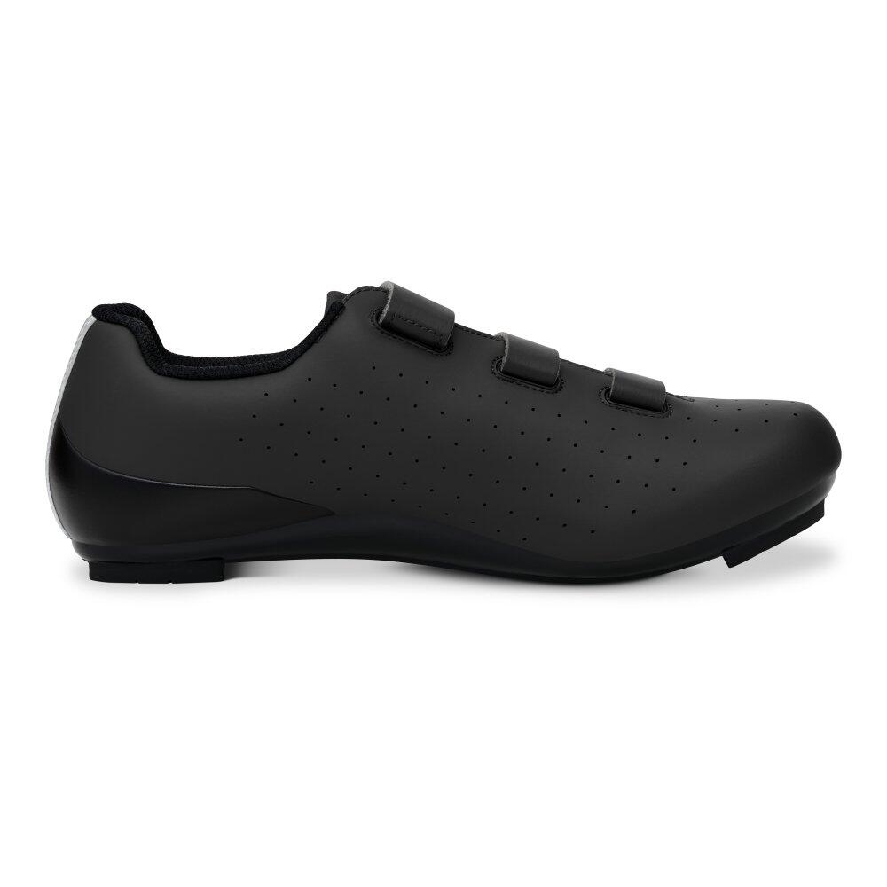 Chaussures vélo route Cyclisme Homme et Femme RideRev Black Noir 3/7