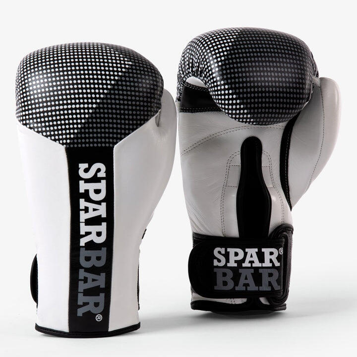 SPARBAR SB1 VELCRO BOXING GLOVE WHITE 12 Oz Decathlon SPARBAR SB1 VELCRO BOXING GLOVE WHITE 12 Oz Decathlon