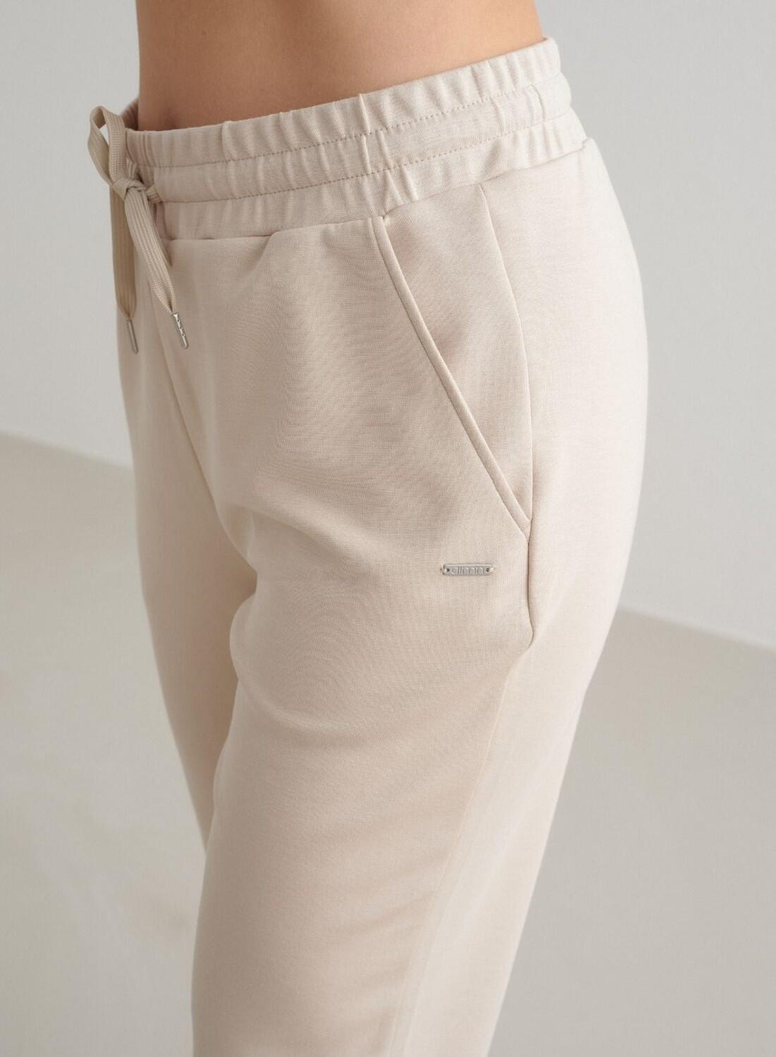 Donna Pantaloni della tuta Traspiranti Crema 4/4