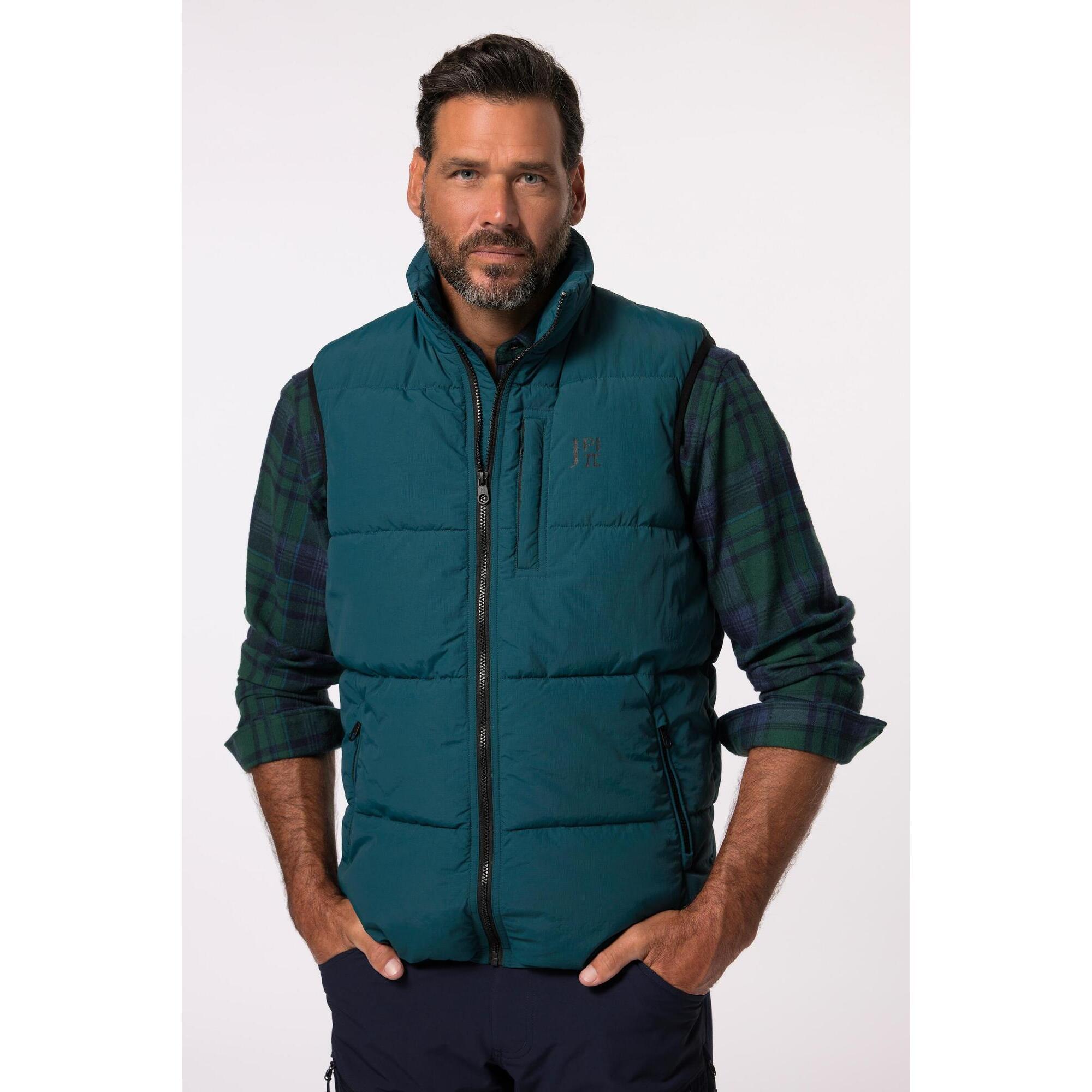 Jay-pi - Hommes Gilet Matelassé Outdoor Matière Déperlante - Jusqu'au 7&nbsp;xl - Veste - Bleu|vert - Decathlon