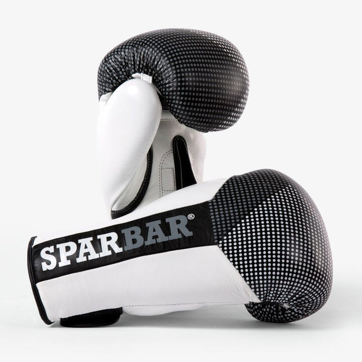 SPARBAR SPARBAR® SB1 VELCRO BOXING GLOVE - WHITE 12 oz