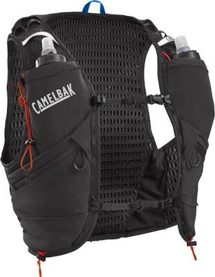 Camelbak apex pro hardloopvest - maat m - incl. 2 stuks 500 ml flessen - zwart