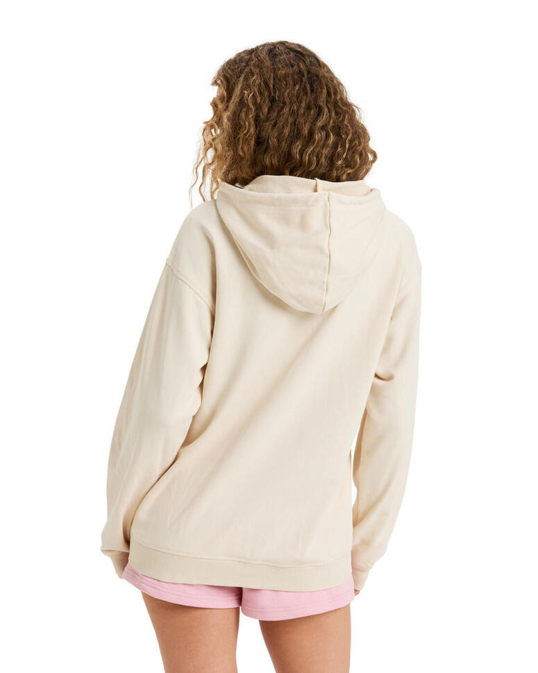 Bluza z kapturem dla Kobiety SURF STOKED Beżowy