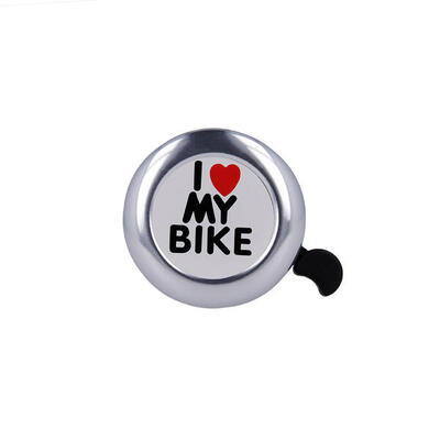 Fietsbeltje i love my bike forever outdoor – zilver