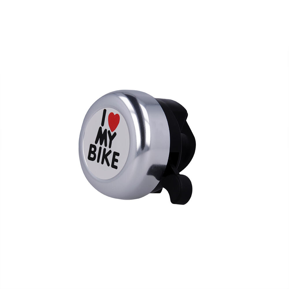 Sonnette de vélo I love my bike Forever Outdoor – Argent 2/3