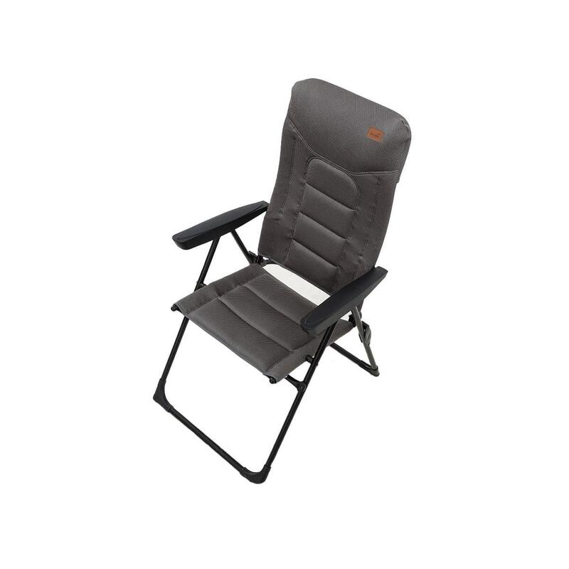 Chaise De Camping Pliable Skandika Kvist – Aluminium, Dossier Haut, Supporte 150 Kg, Neuve