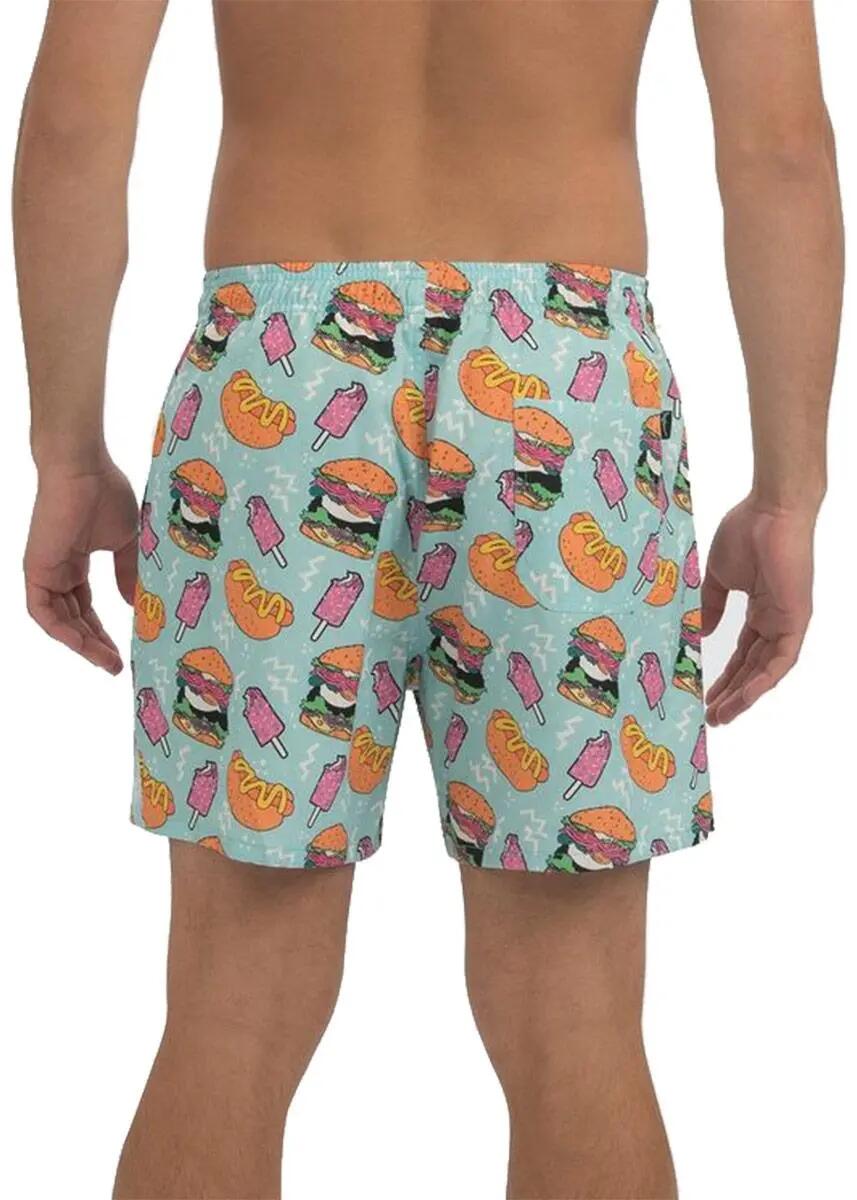 Dolfin Calções de banho masculinos Burger Time Shorty 3/5