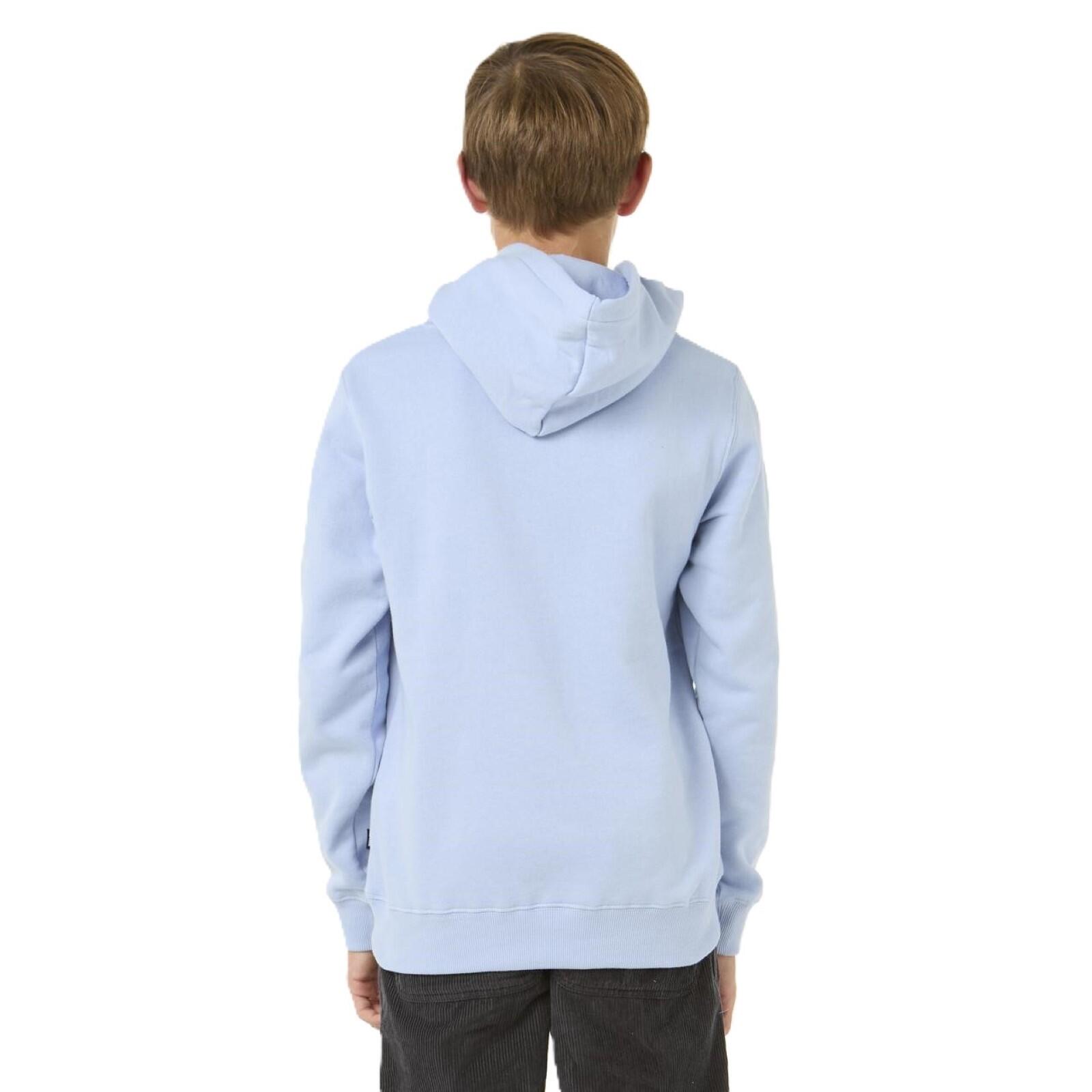 Rip Curl Stapler Hood Hoodie-Ice Blue 3/6