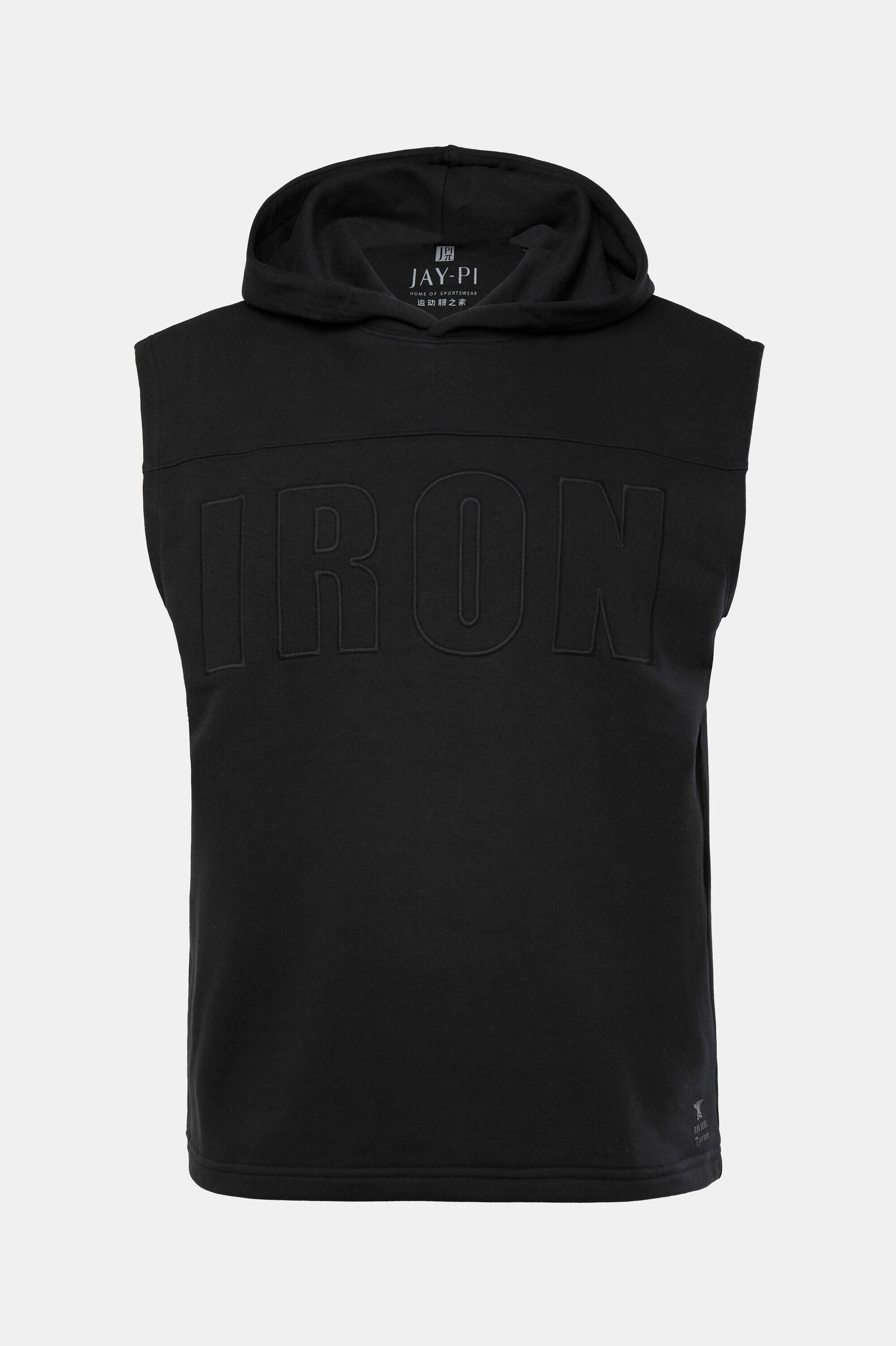 Heren Hoodie fitness Buik-Fit mouwloos capuchon QuickDry 7/9