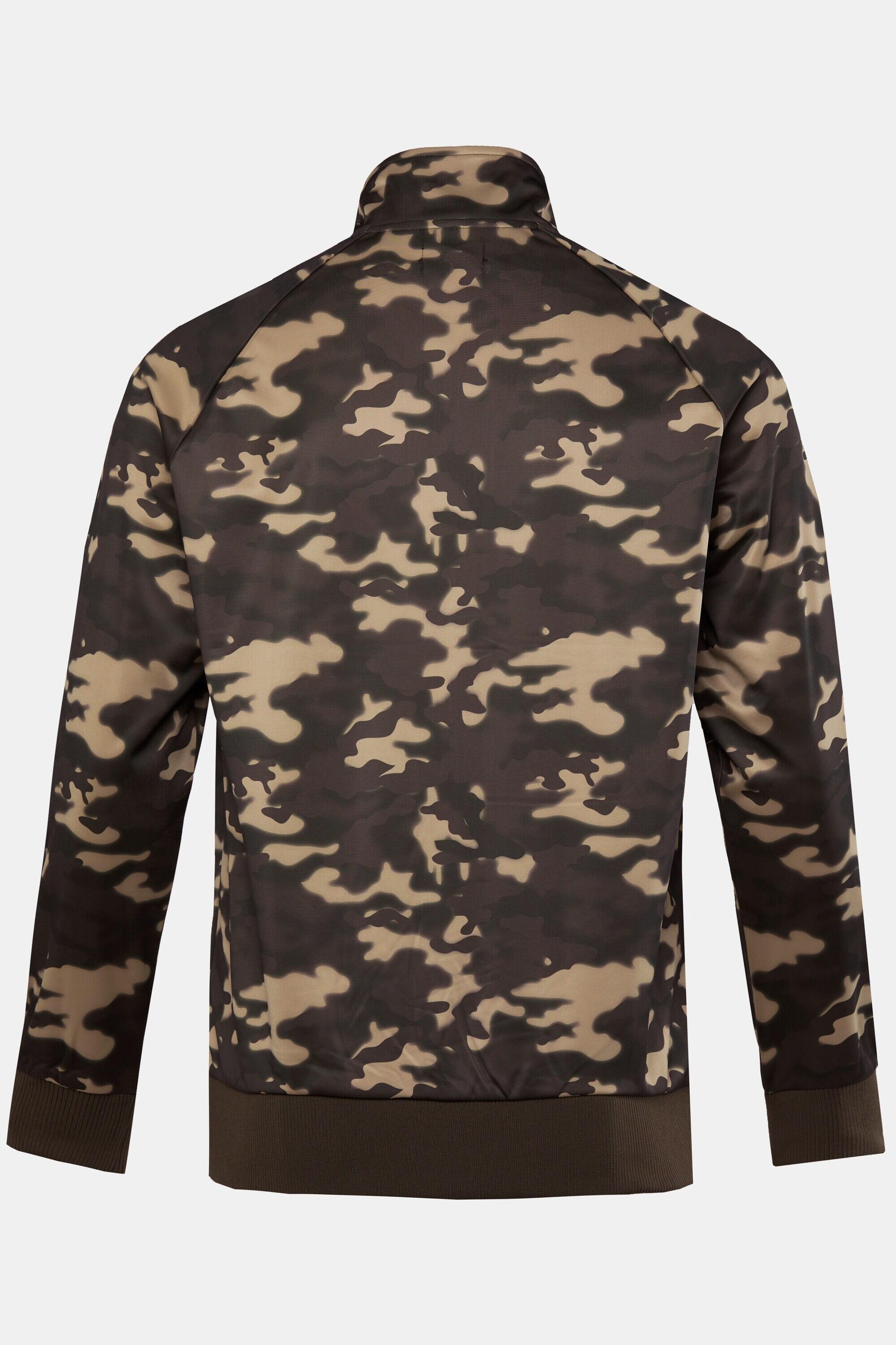 Herren Funktions-Trainingsjacke Fitness atmungsaktiv Camouflage 6/10