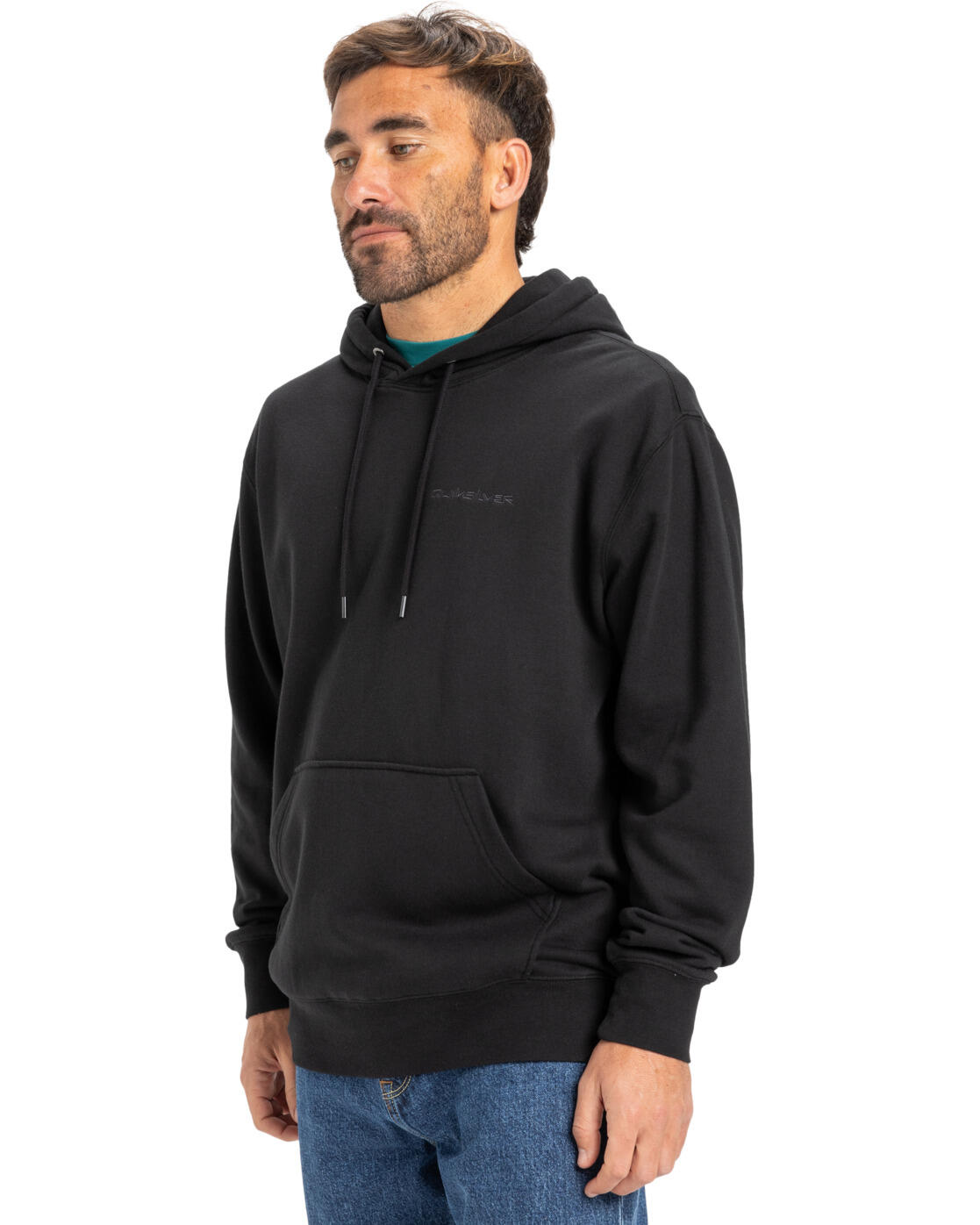 Sudadera con capucha SALT WATER Negro Hombre 3/4