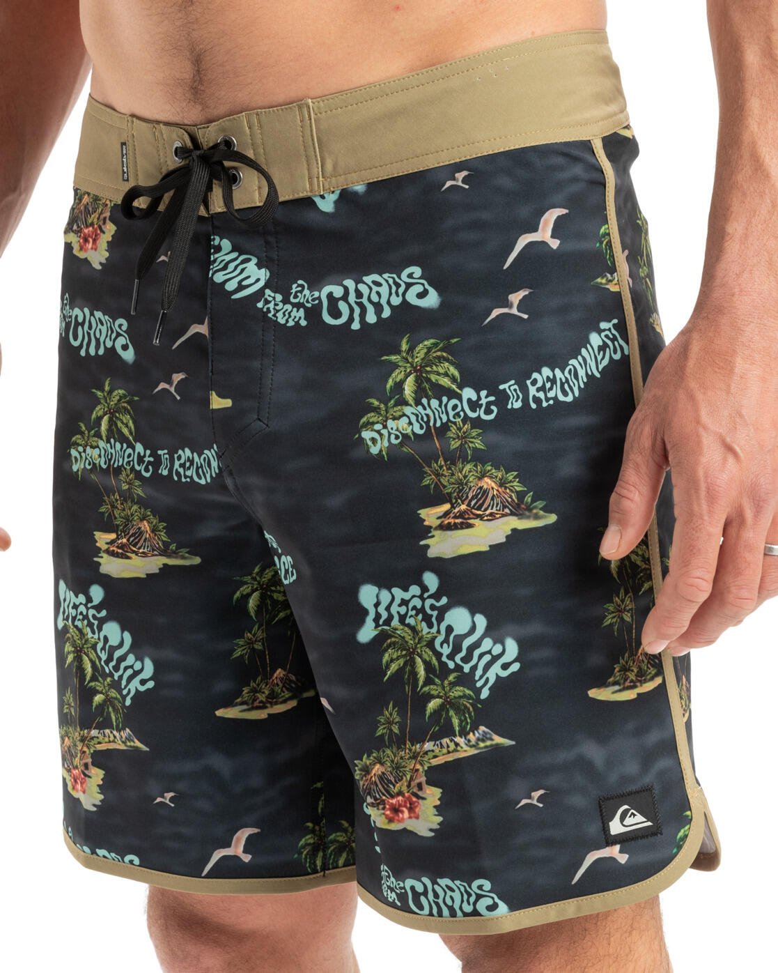Boardshort SURFSILK SCALLOP 18" Noir Homme 4/4