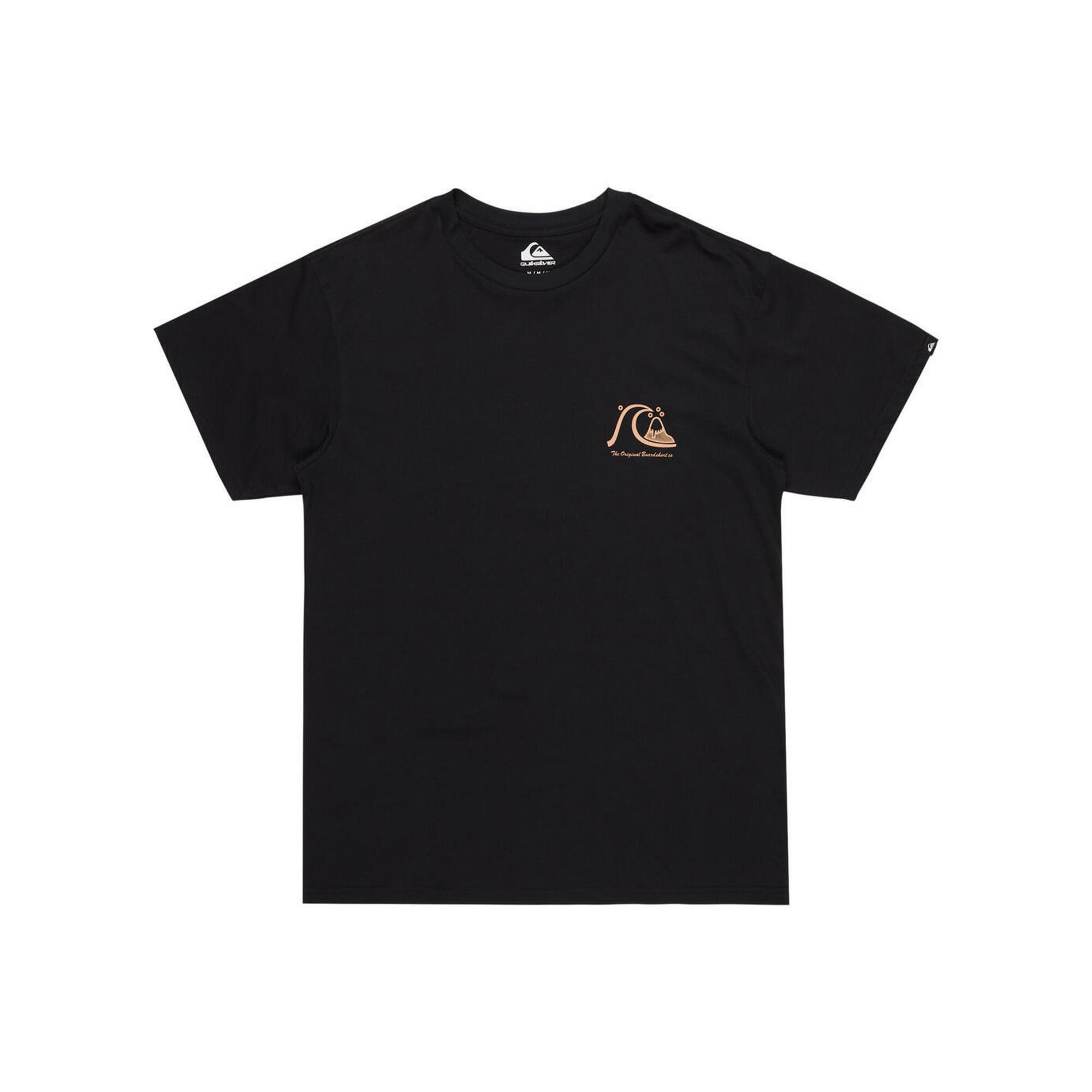 Quiksilver - T-shirt À Manches Courtes Evo Original Noir Homme - T-shirt Manches Courtes - Noir - Decathlon