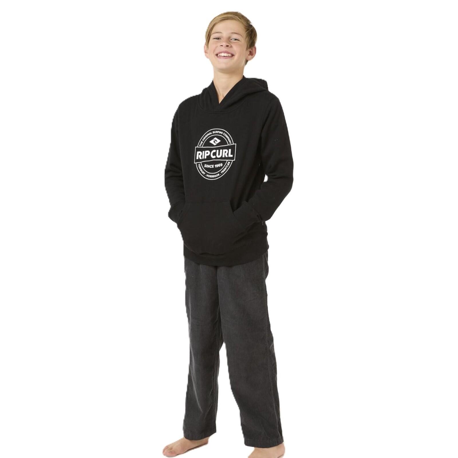 Rip Curl Stapler Hood Hoodie-Black 4/6