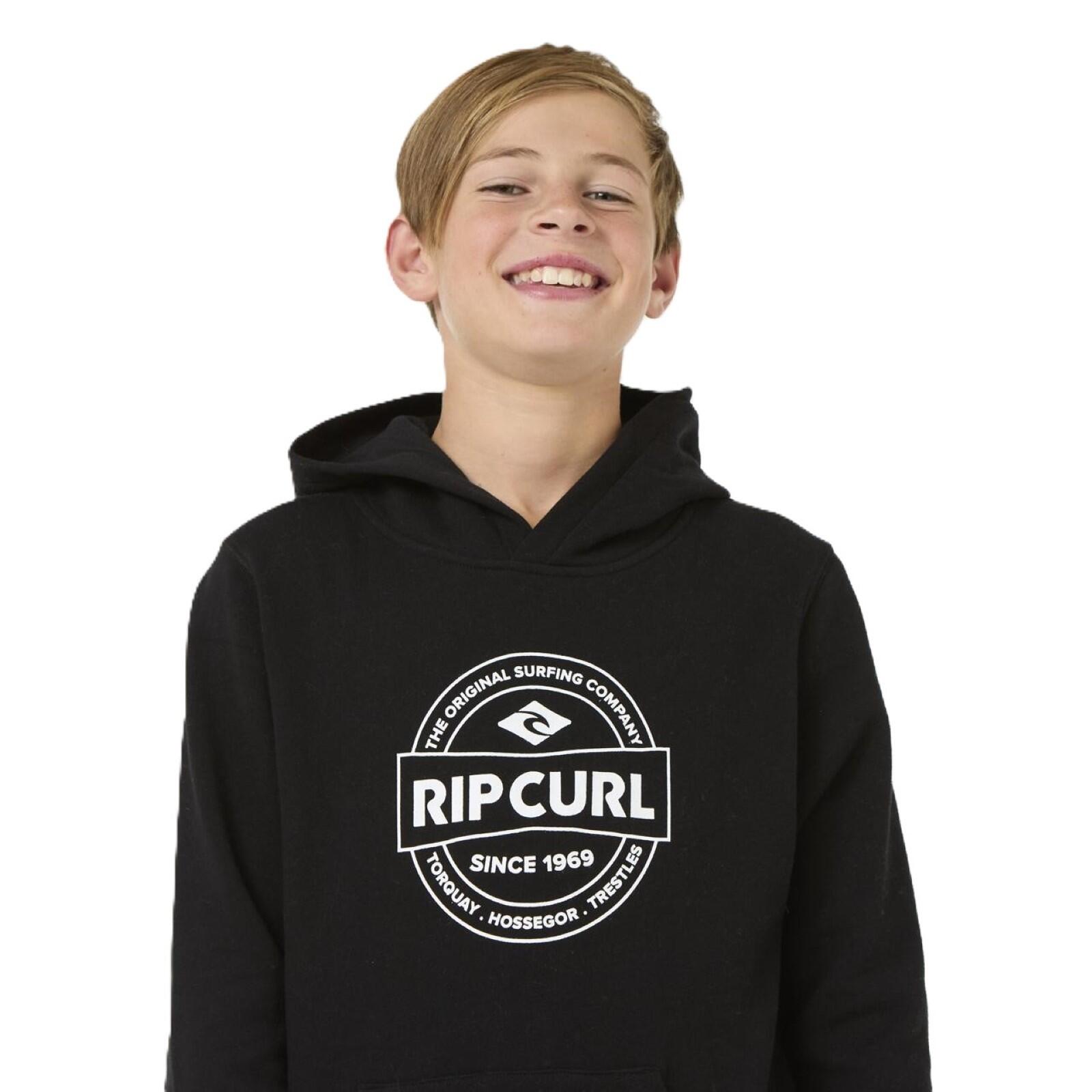 Rip Curl Stapler Hood Hoodie-Black 5/6