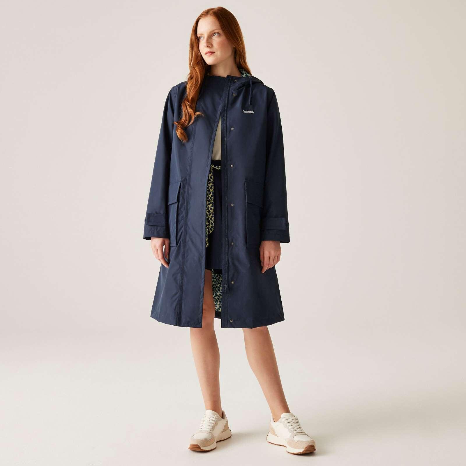 Regatta Orla Mac II Waterproof-Navy(Jasmin Flower Blue 7/7