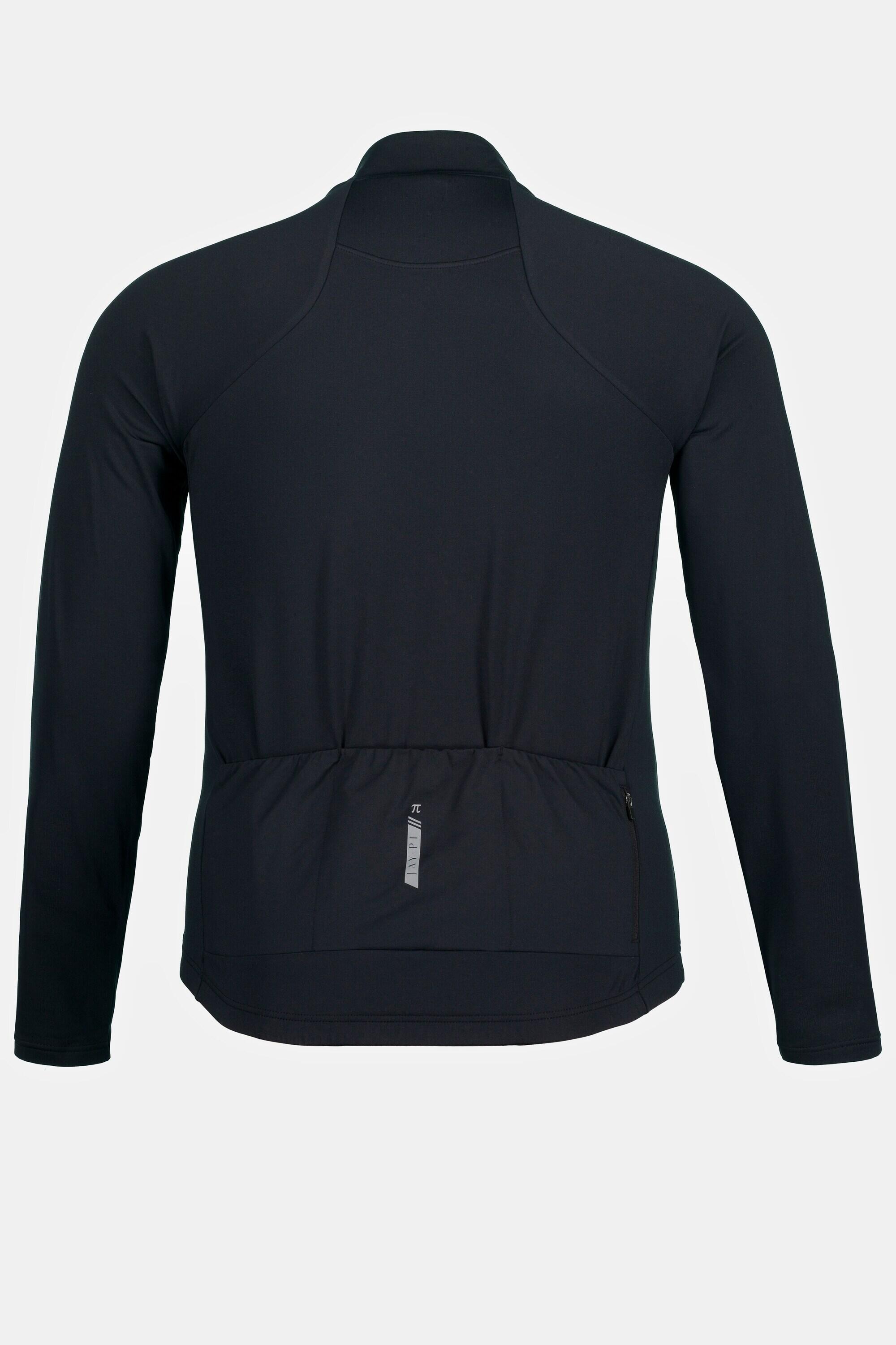 Herren Rad-Trikotjacke Bikewear Stehkragen Langarm hinten Saumtaschen 8/9