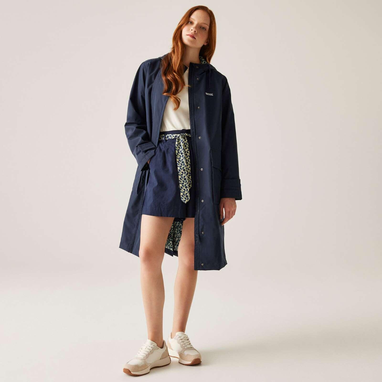 Regatta Orla Mac II Waterproof-Navy(Jasmin Flower Blue 2/7