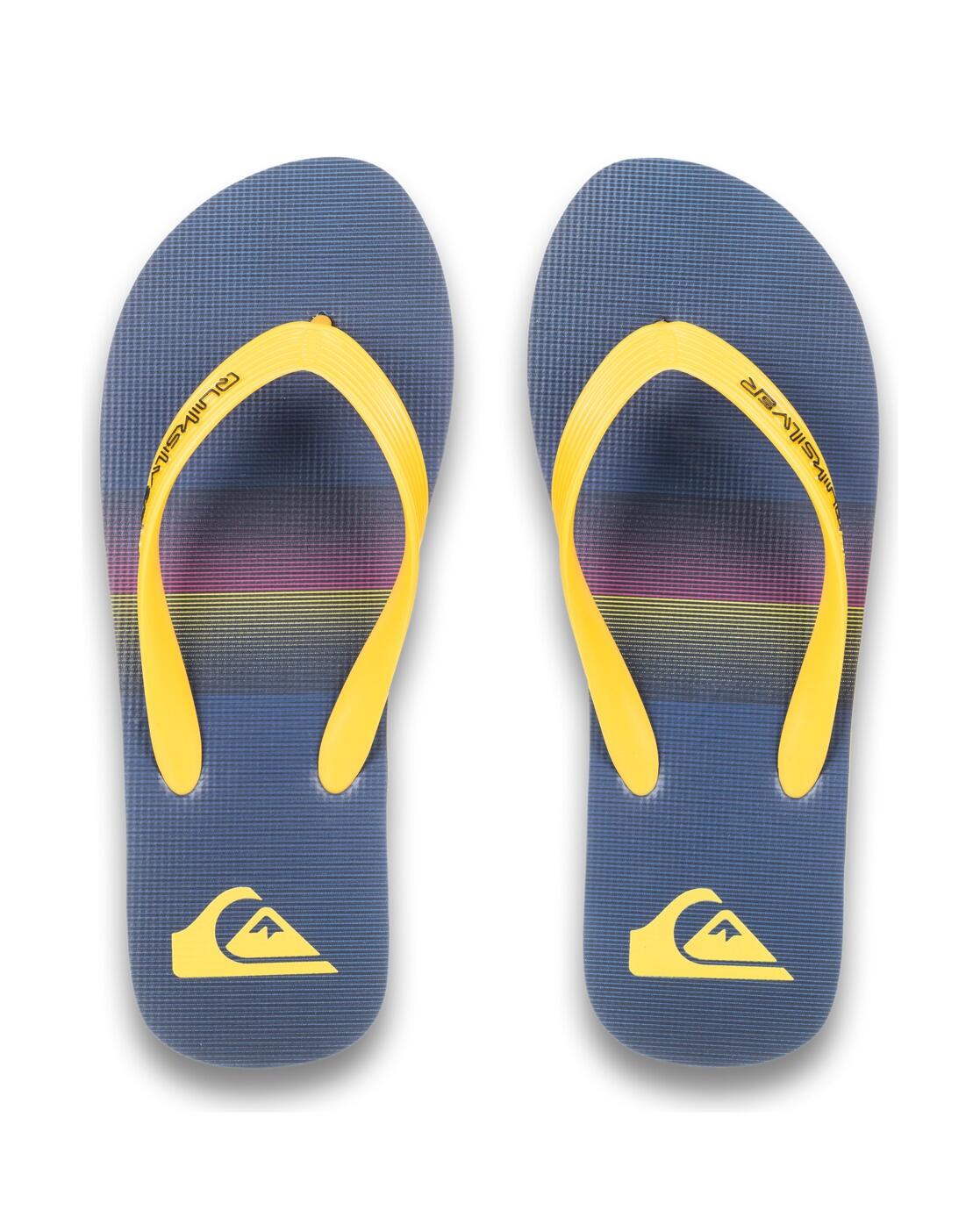 Tongs MOLOKAI STRIPE 25 Bleu Homme 3/4