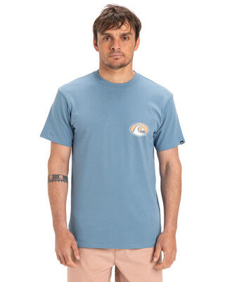 T-shirt met korte mouw ev flower chaos blau heren
