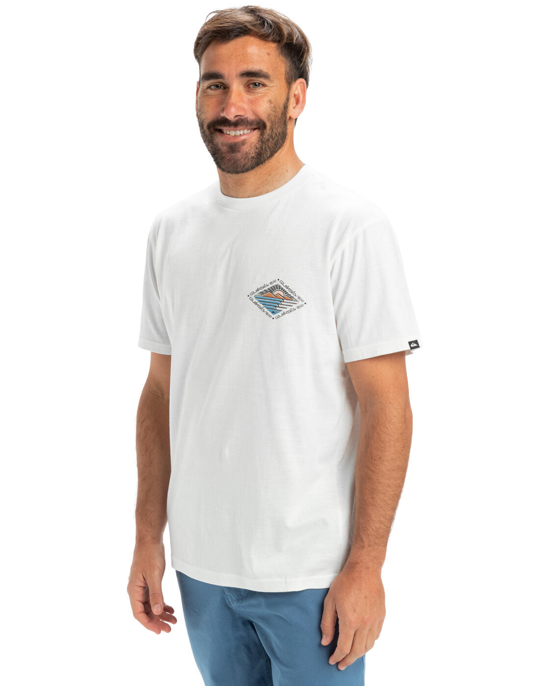 Camiseta de manga corta EVO FUTURE ISLANDS Blanco Hombre 3/4