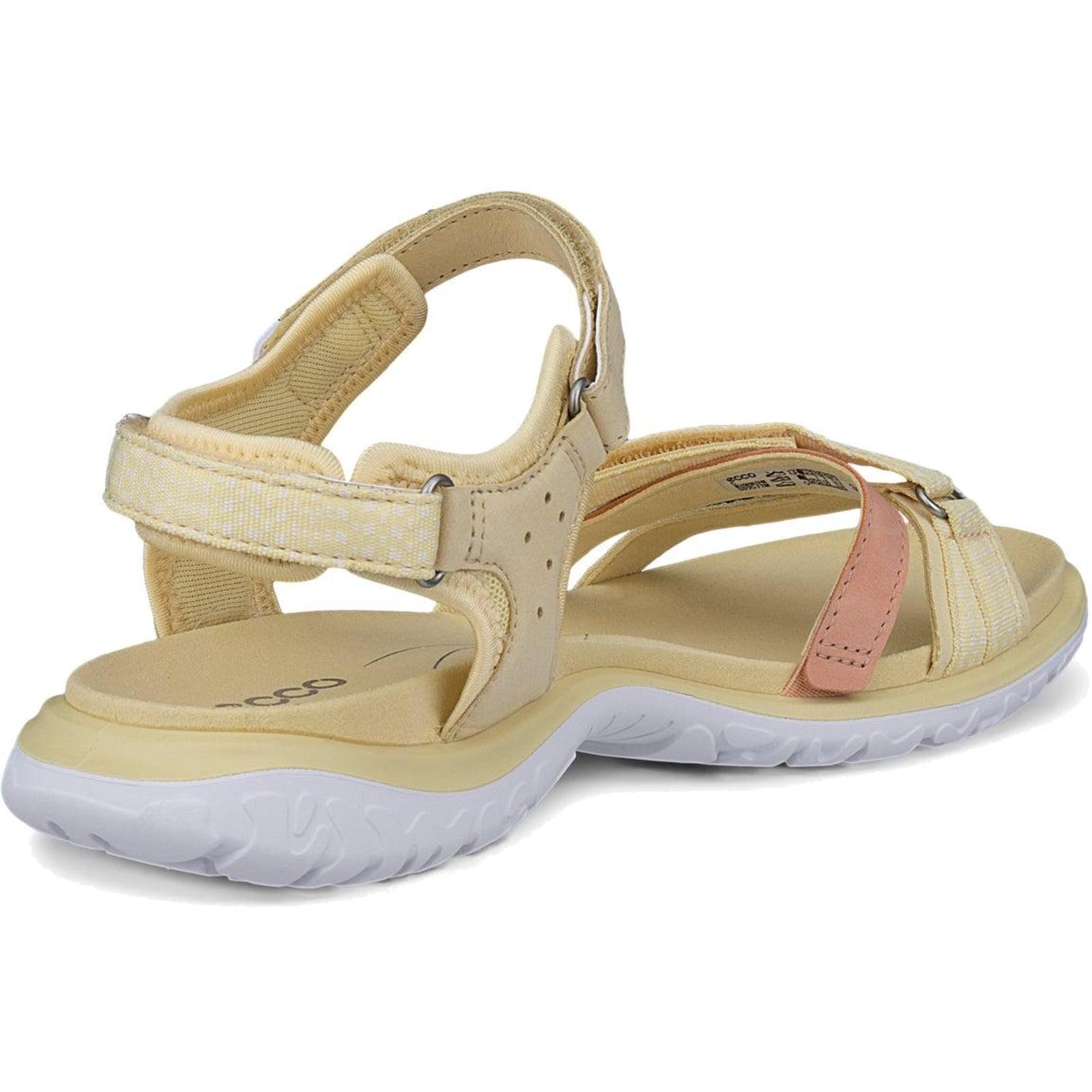 ECCO Offroad Roam Walking Sandals-Straw/Bright White/Dusty Peach/Straw 2/4