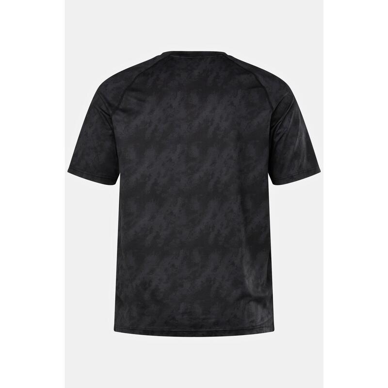 Męski T-shirt FLEXNAMIC® fitness okrągły dekolt rękaw 1/2 nadruk