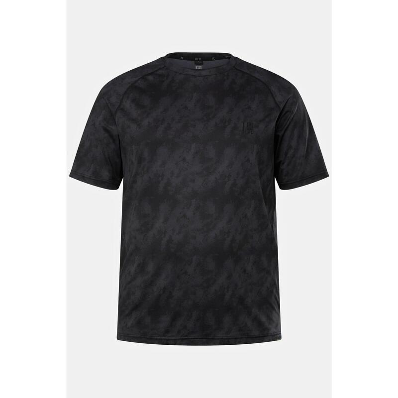 Męski T-shirt FLEXNAMIC® fitness okrągły dekolt rękaw 1/2 nadruk