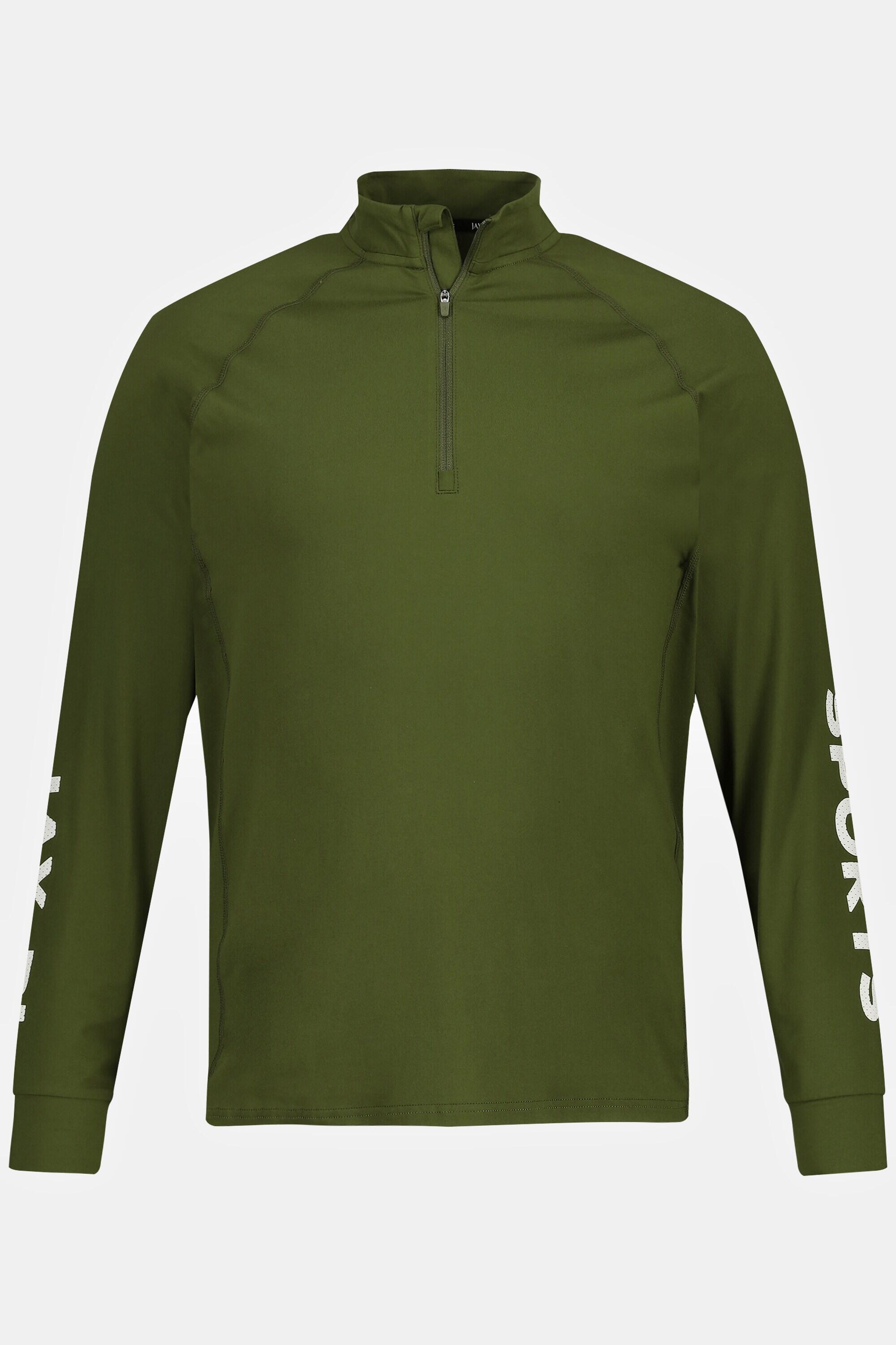 Hommes T-shirt technique à col montant et manches longues FLEXNAMIC® 8/9