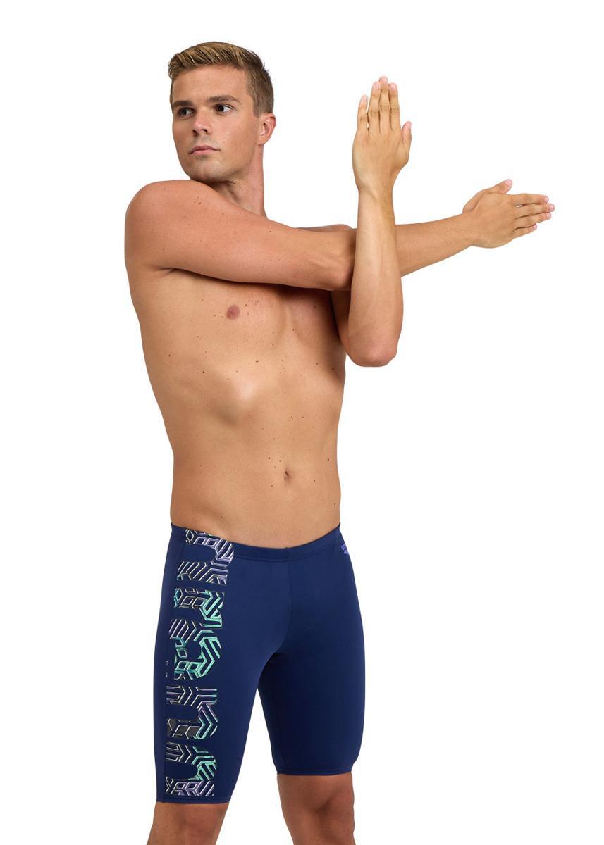 ARENA Kikko Graphic Jammer Navy Pánské Velikost UK 40 / EU 50