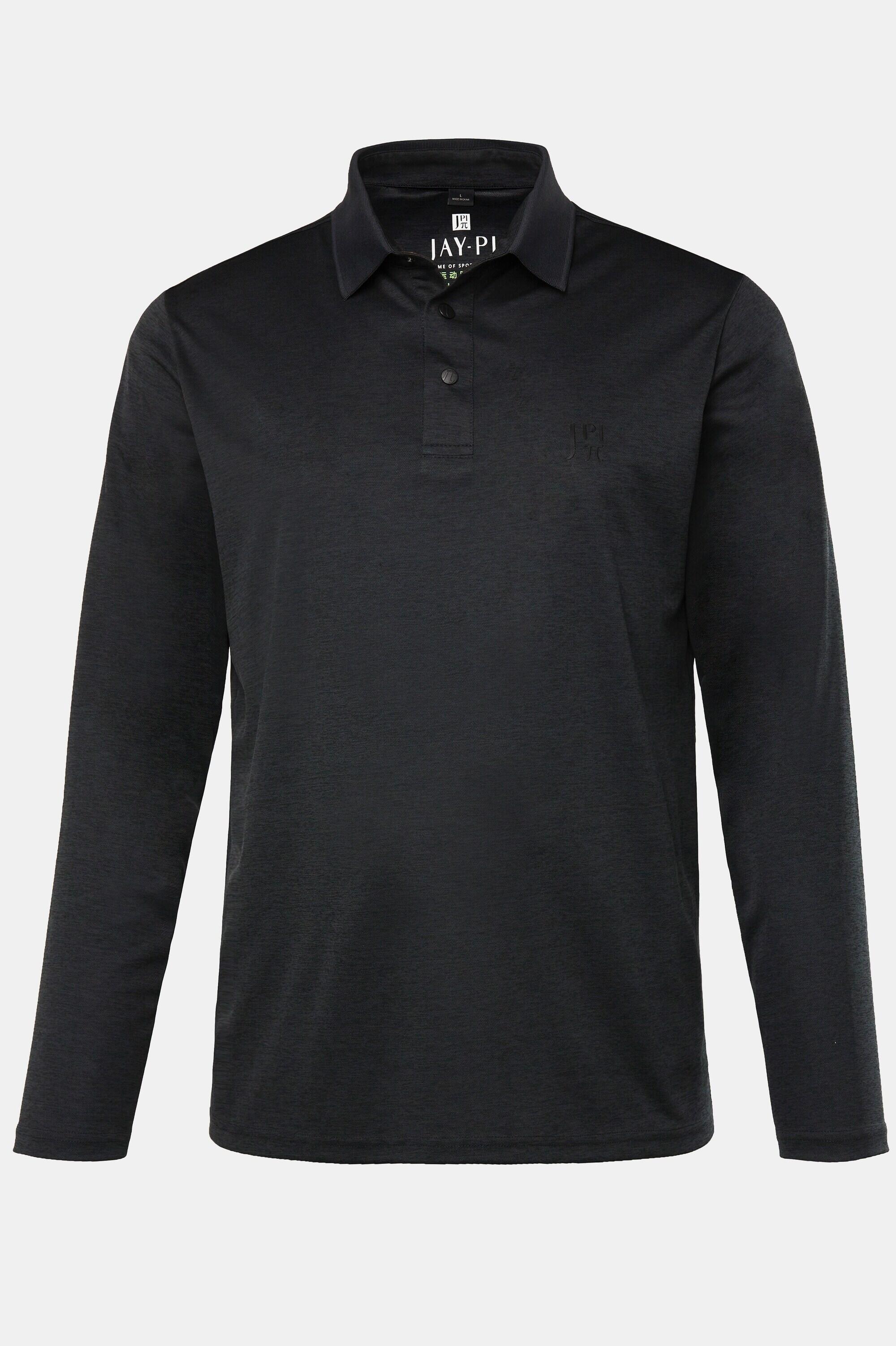 Heren Poloshirt met lange mouwen trekking QuickDry 6/7