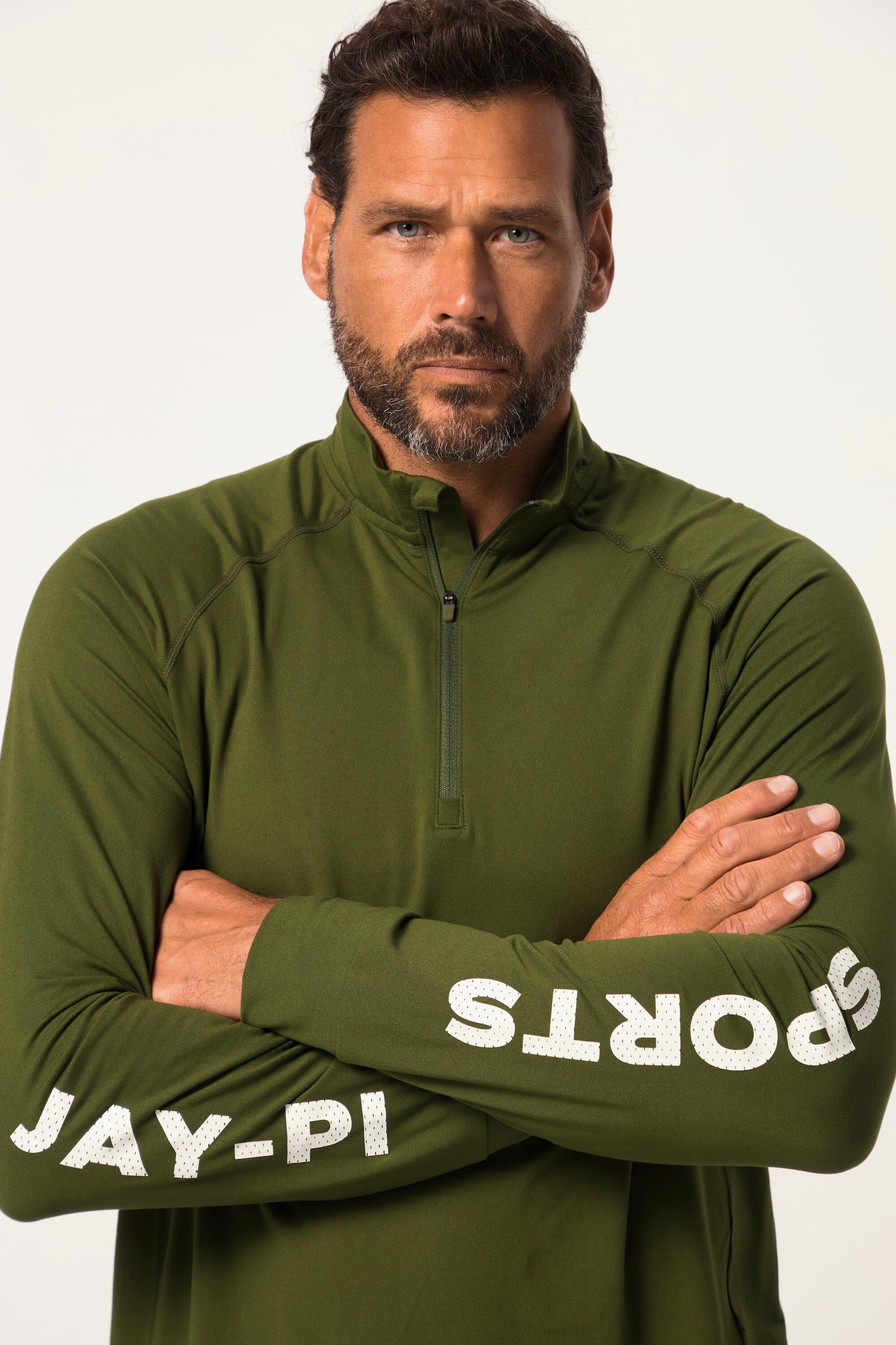 Hommes T-shirt technique à col montant et manches longues FLEXNAMIC® 3/5