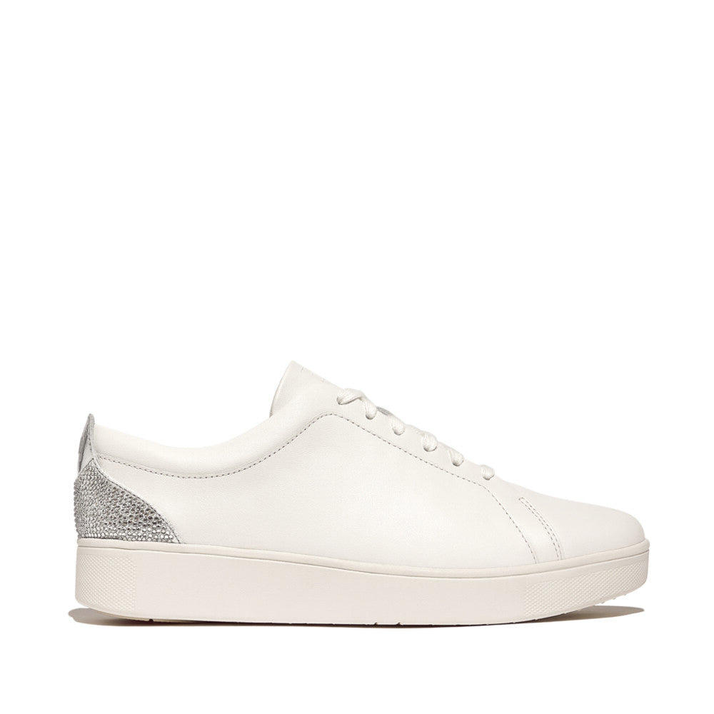 FIT FLOP Rally Crystal-backtab Womens Sports Low Top Lace Up Trainers