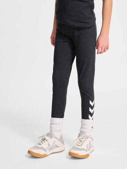 Dziewczęce legginsy z logo Hummel