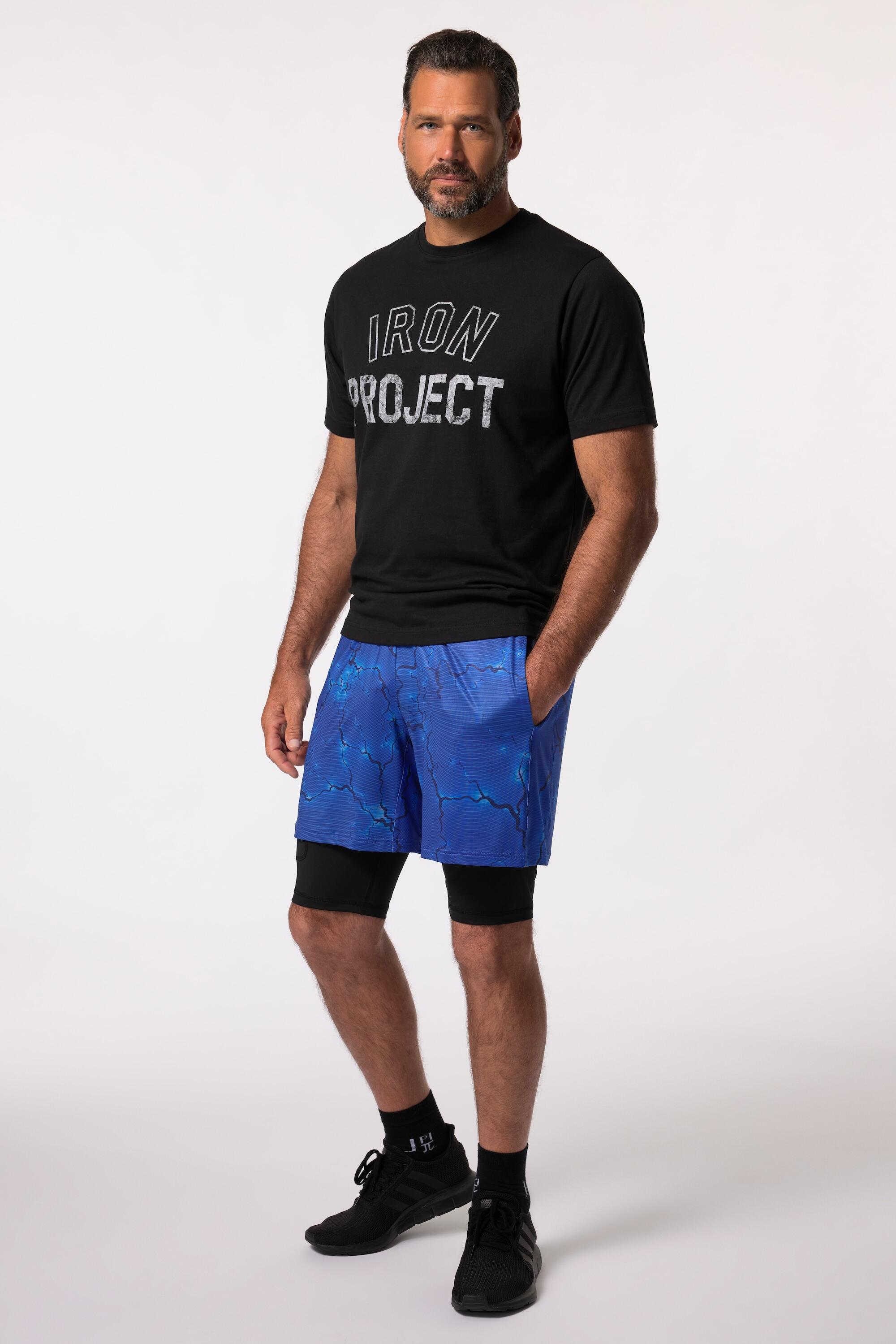 Heren Bermuda sporttights FLEXNAMIC® fitness smartphonezak 4/6