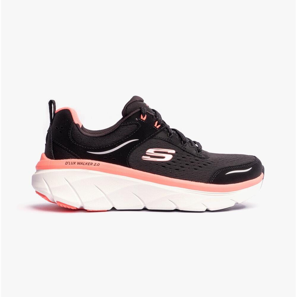 SKECHERS 150093/bkcl Womens Sports Low Top Lace Up Trainers