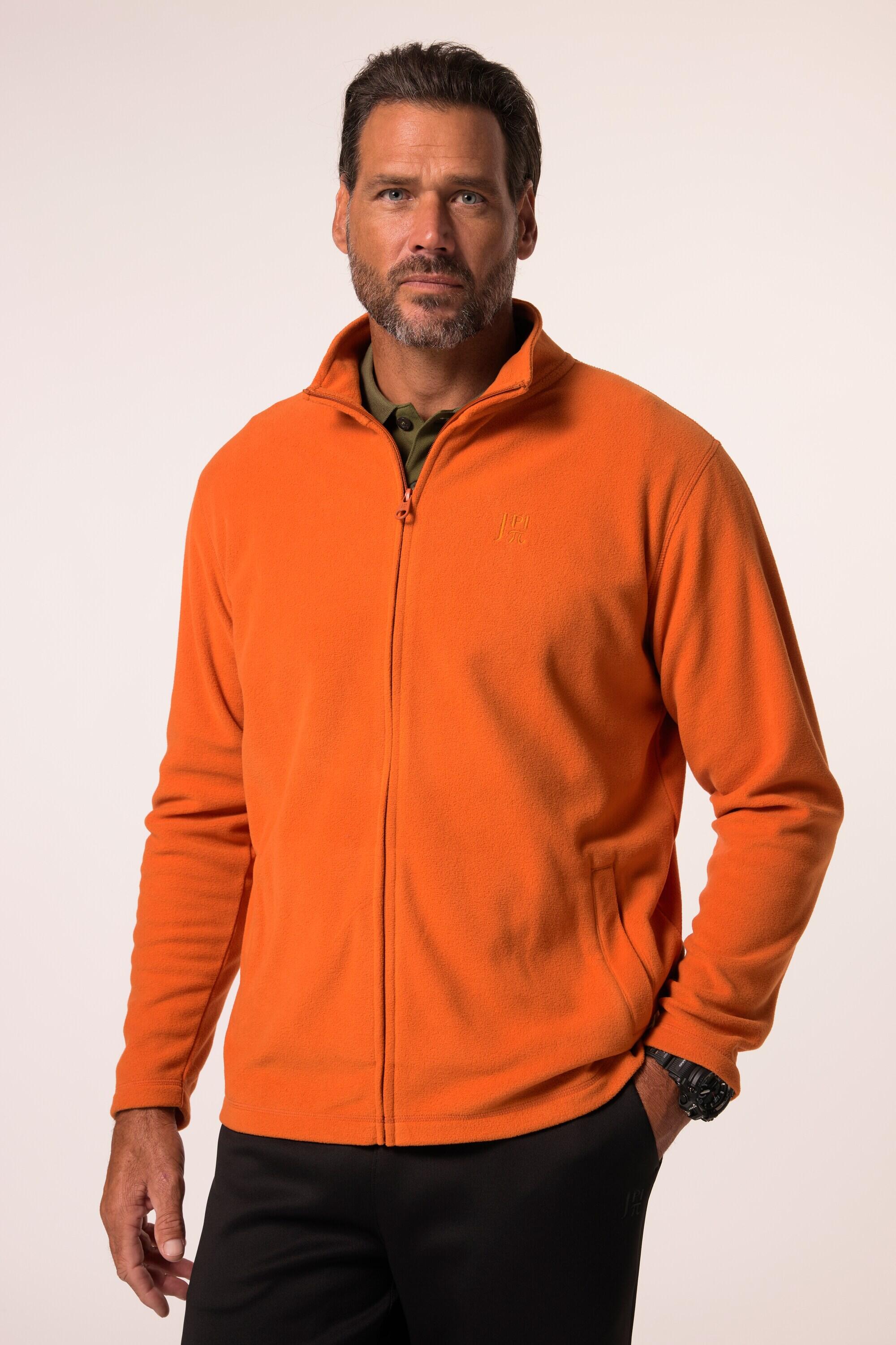 JAY-PI JAY-PI Men's Lightweight Fleece Jacket Orange up to