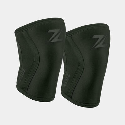 Zeuz 2 stuks premium knie brace – knieband braces – 7 mm – marineblauw – maat m