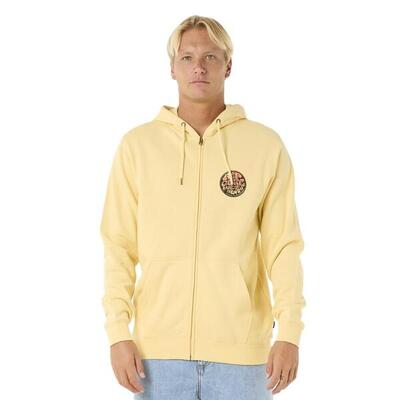 Rip Curl Wettie Passage Icon Zip Thru - Straw