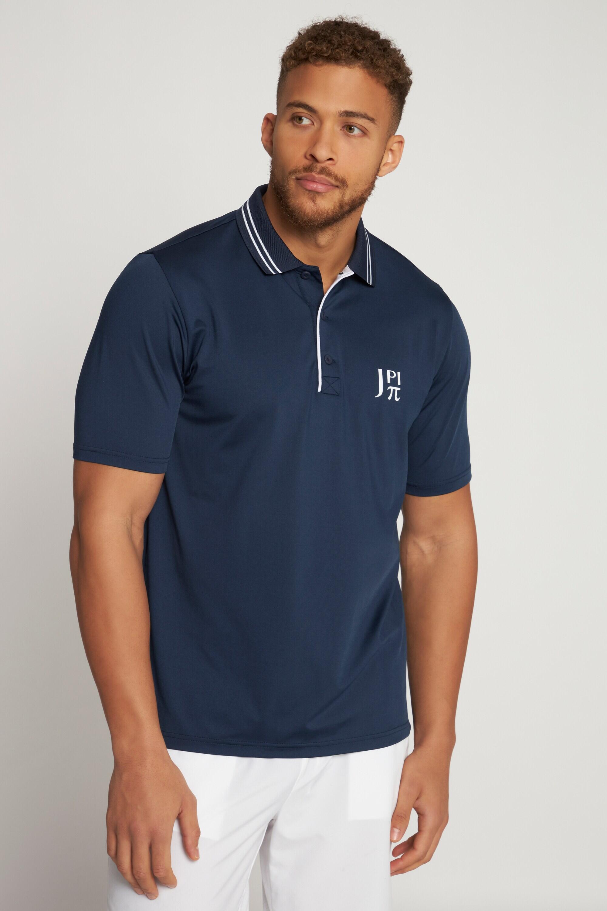 JAY-PI JAY-PI Men's Technical Tennis Polo QuickDry Blue, Short Sleeve